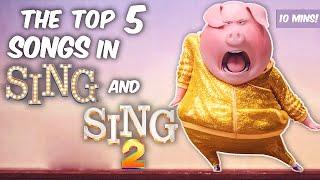 The Top 5 Songs in Sing & Sing 2 | Movie Moments | Mini Moments