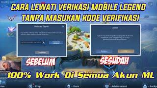 CARA MELEWATI VERIFIKASI SIGN IN VERIFIKASI SEKUNDER ML | CARA LOGIN ML TANPA KODE VERIFIKASI