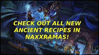 WoW Check Out All New Ancient Recipes In Naxxramas Patch 10.1.5 Gold Making - Dragonflight