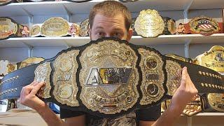 OFFICIAL AEW World Championship replica belt unboxing/review!!