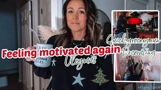 FEELING MOTIVATED AGAIN| Vlogmas 2024| Decorating for Christmas| Tres Chic Mama