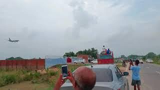 Darbhanga airport landing flight