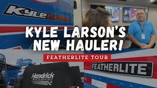 An Inside Look at Kyle Larson’s New NASCAR Hauler | Featherlite Tour