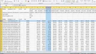 How to Calculate Distances Between Multiple Locations or Spreadsheet Data Sets