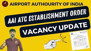 AAI ATC VACANCY UPDATE 2024 I ESTABLSHMENT ORDER SANCTIONED STRENGTH - 100 DAY PLAN AERO ELITE BATCH