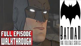 BATMAN TELLTALE EPISODE 1 Full Game Walkthrough - No Commentary (#TelltaleBatman Full Game) 2016