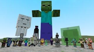 ALL HOSTILE MINECRAFT MOBS IN GMOD!! Garry's Mod Sandbox [Minecraft]