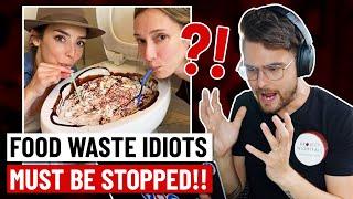 Why do people find these food waste idiots in America funny?!