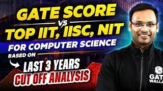 GATE Score Vs Best Possible Top IIT, IISC, NIT For Computer Science | Complete Details About GATE