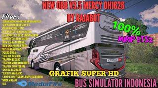 NEW OBB MOD SOUND MERCY OH1626 BUSSID V3.5 | REAL GRAFIK ETS2 | SOUND SUPER MIRIP DENGAN ETS2