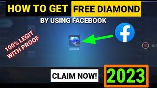 GET FREE DIAMONDS USING FACEBOOK IN 10 MINS ONLY || #mobilelegends #giveaway #diamond