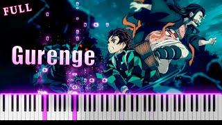 Demon Slayer: Kimetsu no Yaiba OP 1 - Gurenge Piano Cover [FREE MIDI]