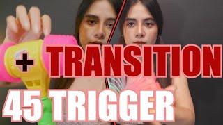 ASMR | 45 Triggers + Transition!!! in 5 Minutes