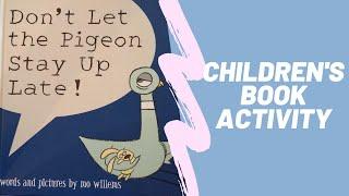 Children's Book Activity | Don't Let the Pigeon Stay Up Late by Mo Willems