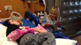 Andrea Libman Uses Pinkie Pie Voice to Read to Michael!