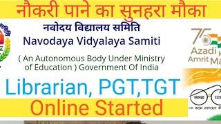 NVS Recruitment 2022 PGT, TGT Notification Released for 1616 Vacancies