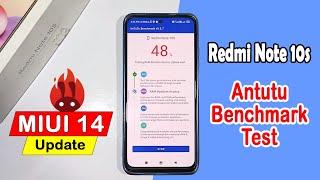 redmi note 10s miui 14 update antutu benchmark score | miui 14 update