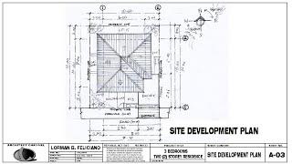 SHEET A-03 // SITE DEVELOPMENT PLAN