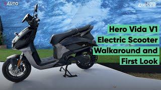 Hero Vida V1 Electric Scooter Walk around and First Look