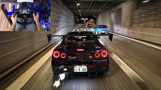 BIG WING 933HP Nissan Skyline GTR R34 - Assetto Corsa | Thrustmaster Gameplay