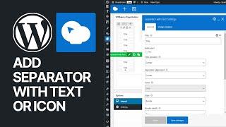  How to Add a Content Separator with Text or Icon in WPBakery WordPress Plugin? Step-by-Step Guide