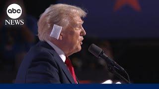 Trump recounts his assassination attempt during RNC speech