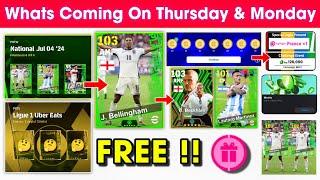 What Is Coming On Thursday & Next Monday In eFootball 2024 Mobile !! Upcoming Potw & Free Coins 