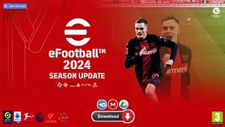 eFootball PES 2024 PPSSPP 600MB New Kits & Transfers Updated 2023/24 Tattoos Added Best Graphics HD