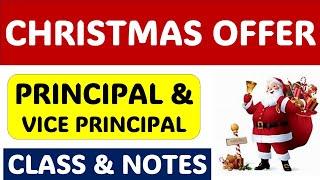 CHRISTMAS OFFER ON PRINCIPAL AND VICE PRINCIPAL COURSES :- HEAVY DISCOUNT #NOTES #BOOKS #COURSE