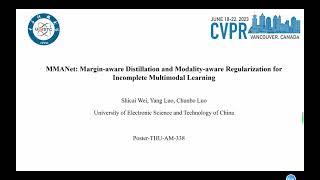 CVPR2023：MMANet for Incomplete Multimodal Learning