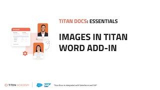 Salesforce Document Generation with Titan: Word Add-in Images