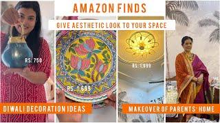 *Must Watch* Best Amazon Home Decor Haul | Aesthetic Makeover Of Parents’ Home Latest Collection