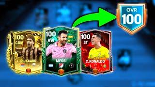 100 OVR Reached But With New Players - Best Team Upgrade Ever - We've Messi, Ronaldo, Henry