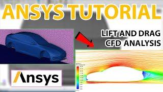 How to Calculate Lift and Drag in ANSYS Fluent Tutorial I Flow Analysis | Fluent with Fluent Meshing