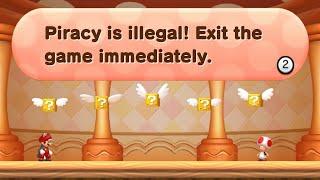 New Super Mario Bros. U - Anti-Piracy Screen (Toad House)