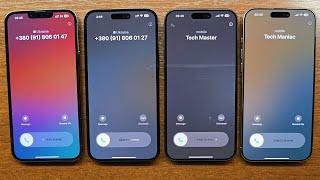 iPhone 13 Pro Max vs 14 Pro Max vs 15 Pro Max vs 16 Pro Max Incoming Call Reflection Ringtone