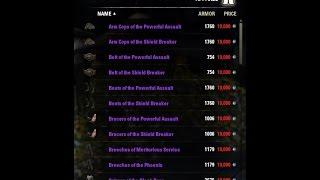 ESO Imperial City Gear Sets