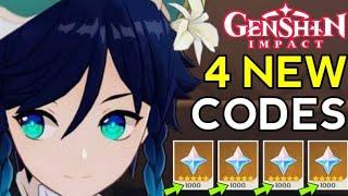 4 NEW GENSHIN IMPACT  REDEEM CODES 2021 - GENSHIN IMPACT CODES 2021 - GENSHIN CODES