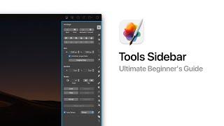 Tools Sidebar – The Beginner’s Guide to Pixelmator Pro