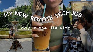 work day in my life | my new tech job