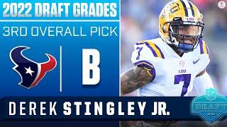 Texans take LSU STANDOUT CB Derek Stingley Jr. with the No. 3 Pick | 2022 NFL Draft Grades