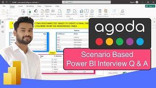 #agoda Scenario Based POWER BI Interview Q & A Based On Merge Queries