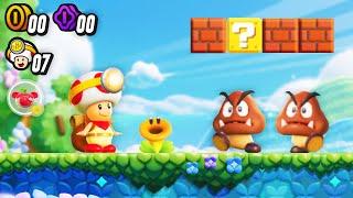 Ich habe CAPTAIN TOAD in Mario Bros. Wonder gespielt!