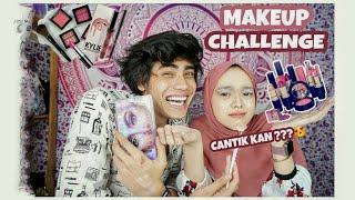 MAKEUP CHALLENGE WITH TIKTOK FAMOUS || ft SyasyaRushdiena (AKU PANDAI MAKE UP GUYS!!!)