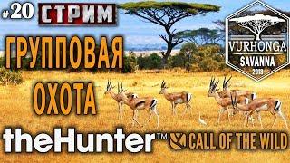 theHunter Call of the Wild #20 СТРИМ  - Групповая Охота в Африке - Винтовка, Револьвер