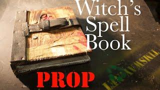 Make a Prop Witch's Spell Book from Scrap - Halloween is coming!