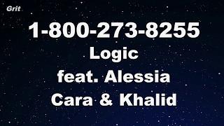 1-800-273-8255 ft. Alessia Cara & Khalid - Logic Karaoke 【With Guide Melody】 Instrumental