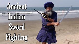 Fighting with a Traditional Indian Sword - Sanatan Shastra Vidya with Gurdev Nidar Singh