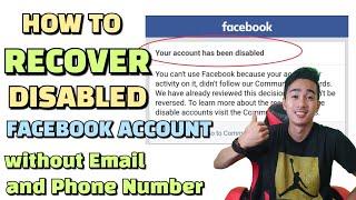 How to RECOVER Disabled Facebook Account without Email and Phone Number 2021