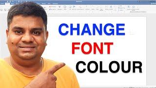 How to Change Font Colour in MS Word Document